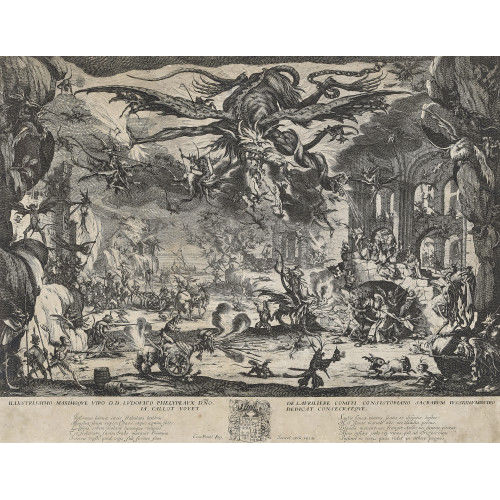 JACQUES CALLOT : 'La tentation de Saint Antoine' (DOBIASCHOFSKY AUKTIONEN AG)