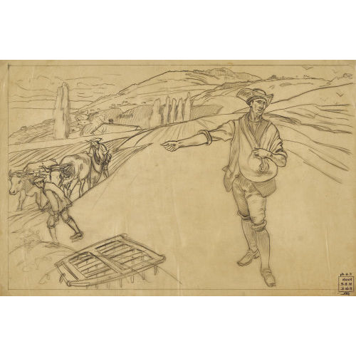 ERNEST BI�LER : 'Les semailles' (DOBIASCHOFSKY AUKTIONEN AG)