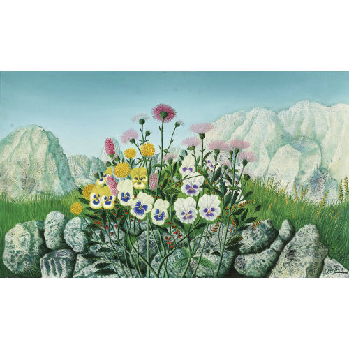 GY�RGY STEFULA : 'Blumen auf der Alm' (DOBIASCHOFSKY AUKTIONEN AG)