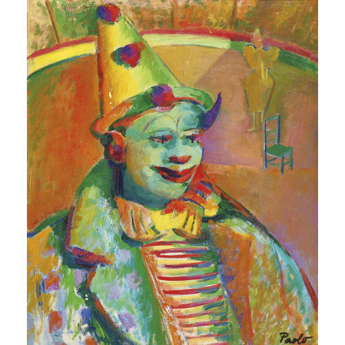 PAUL JAKOB) PAOLO (EIGTL. M�LLER : 'Der Clown' (DOBIASCHOFSKY AUKTIONEN AG)