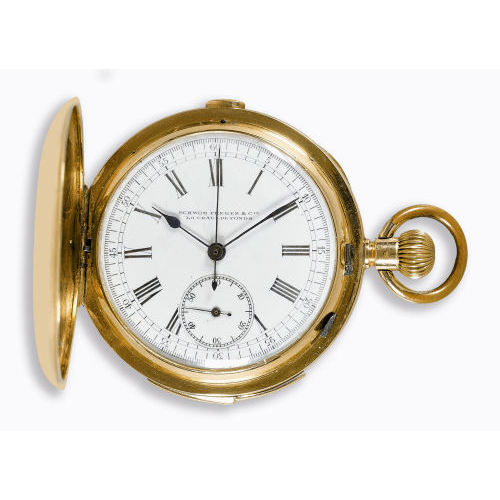 SCHWOB & FR�RES : Savonette-Taschenuhr (DOBIASCHOFSKY AUKTIONEN AG)