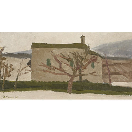 G�RARD DE PAL�ZIEUX : Winterlandschaft mit Kapelle (DOBIASCHOFSKY AUKTIONEN AG)