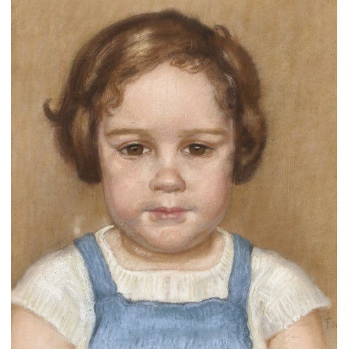 FRAN�OIS DE RIBAUPIERRE : Portrait d'enfant (DOBIASCHOFSKY AUKTIONEN AG)