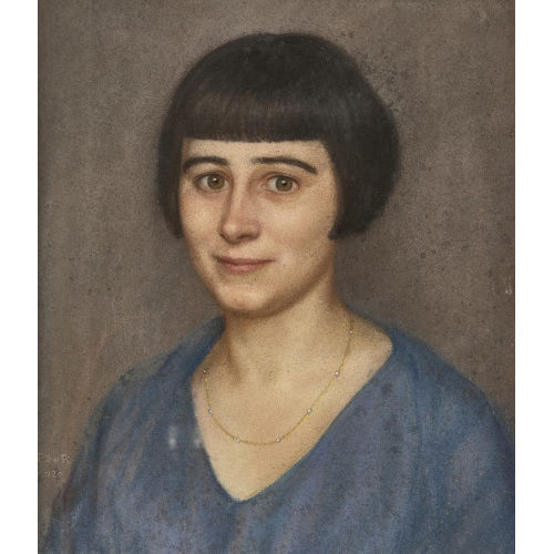 FRAN�OIS DE RIBAUPIERRE : Portrait d'une femme (DOBIASCHOFSKY AUKTIONEN AG)