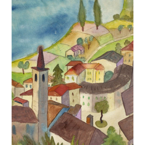 HERMANN HESSE : 'San Mamete (Valsolda)' (DOBIASCHOFSKY AUKTIONEN AG)