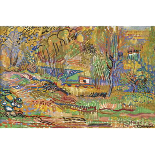 SERGE BRIGNONI : Landschaftskomposition (DOBIASCHOFSKY AUKTIONEN AG)