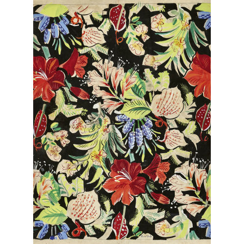 RAOUL DUFY : 'Fleurs exotiques sur fond noir' (DOBIASCHOFSKY AUKTIONEN AG)
