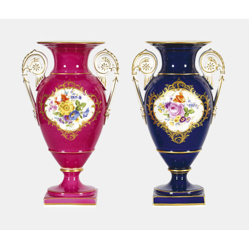 PAAR VASEN : Meissen, 1966/67 (Staatliche Porzellan Manufaktur) (DOBIASCHOFSKY AUKTIONEN AG)