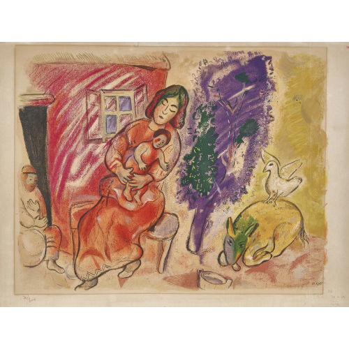 MARC CHAGALL : 'Mutterschaft' (DOBIASCHOFSKY AUKTIONEN AG)