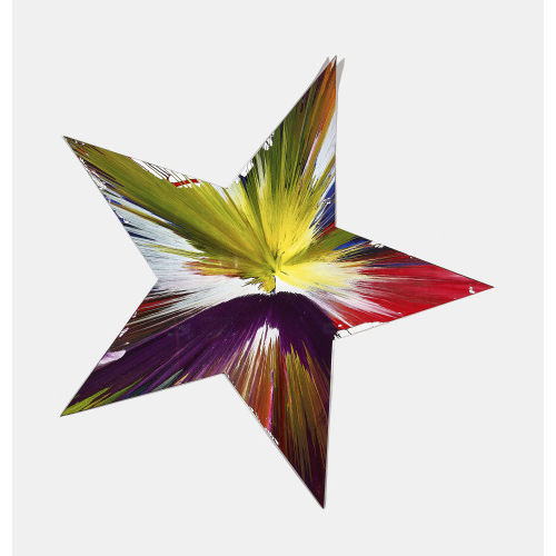 DAMIEN HIRST : Star Spin Painting (DOBIASCHOFSKY AUKTIONEN AG)