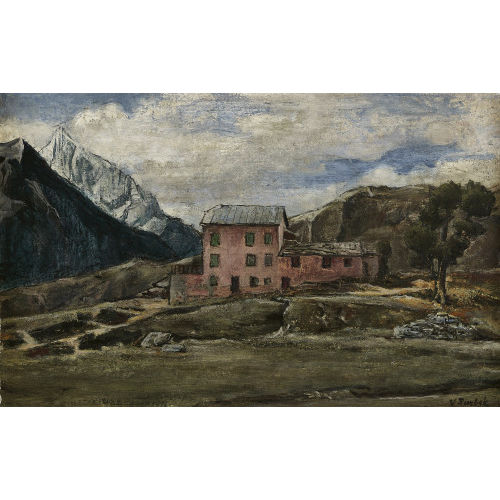 VICTOR SURBEK : 'Auf der Riffelalp' (DOBIASCHOFSKY AUKTIONEN AG)