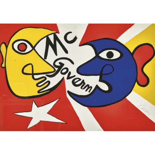 ALEXANDER CALDER : 'McGovern for McGovernment' (DOBIASCHOFSKY AUKTIONEN AG)