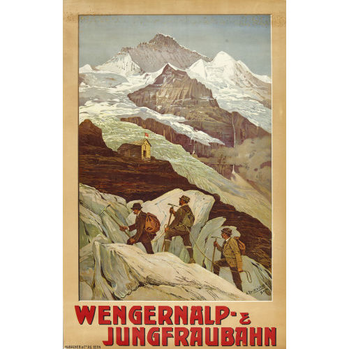 ANTON RECKZIEGEL : 'Wengernalp & Jungfraubahnen' (DOBIASCHOFSKY AUKTIONEN AG)