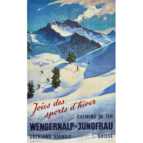 ANONYM : 'Chemins de Fer Wengernalp + Jungfrau' (DOBIASCHOFSKY AUKTIONEN AG)