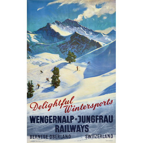 ANONYM : 'Delightful Wintersports Wengernalp + Jungfrau Railways' (DOBIASCHOFSKY AUKTIONEN AG)