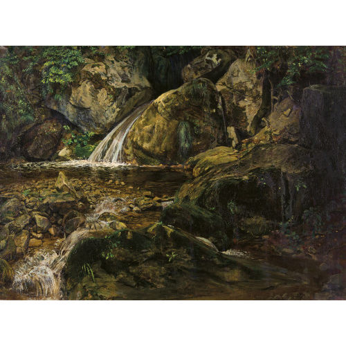 PAUL ASCAN DEMM� : Bergbachidylle (DOBIASCHOFSKY AUKTIONEN AG)