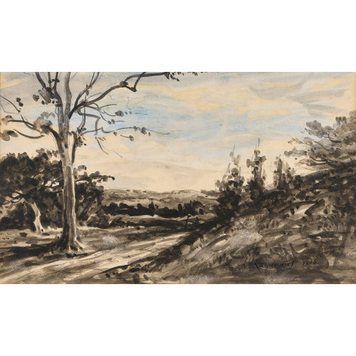 HENRI-JOSEPH HARPIGNIES : Paysage (DOBIASCHOFSKY AUKTIONEN AG)