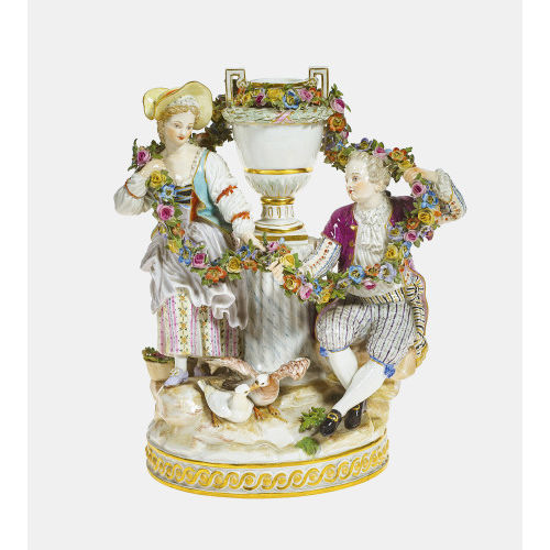 FIGURENGRUPPE : Meissen, um 1870 (K�nigliche Porzellan Manufaktur) (DOBIASCHOFSKY AUKTIONEN AG)