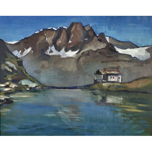 EMIL AUFDENBLATTEN : Kapelle Maria zum Schnee am Schwarzsee (DOBIASCHOFSKY AUKTIONEN AG)