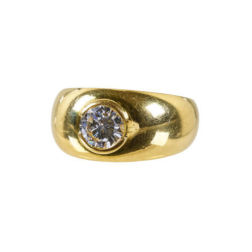 SOLITAIRE-RING : (DOBIASCHOFSKY AUKTIONEN AG)