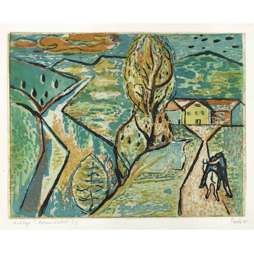 FRITZ EDUARD PAULI : 'Herberge' (DOBIASCHOFSKY AUKTIONEN AG)
