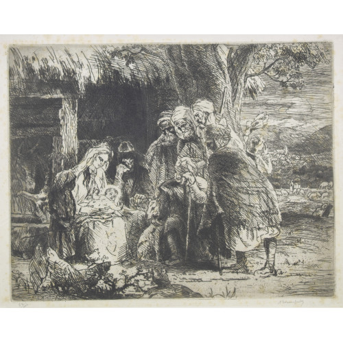 ADOLPHE MARIA TIMOTH�E BEAUFR�RE : 'Nativit�' (DOBIASCHOFSKY AUKTIONEN AG)