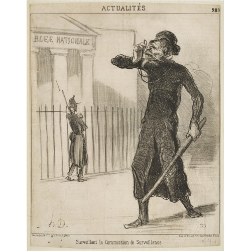 HONOR� DAUMIER : Konvolut aus der Folge 'Actualit�s' (DOBIASCHOFSKY AUKTIONEN AG)