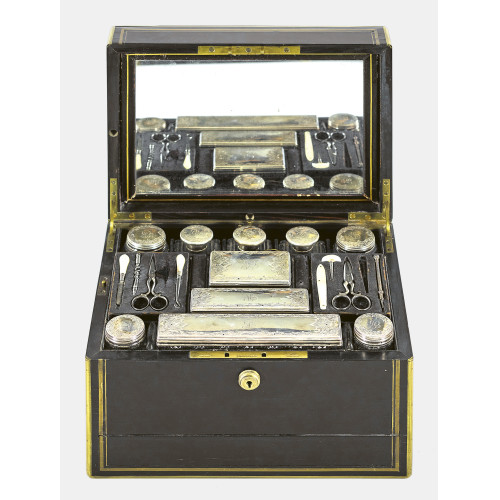 TOILETTENK�STCHEN : London, 2. H�lfte 19. Jh. (S. Mordan & Co.) (DOBIASCHOFSKY AUKTIONEN AG)