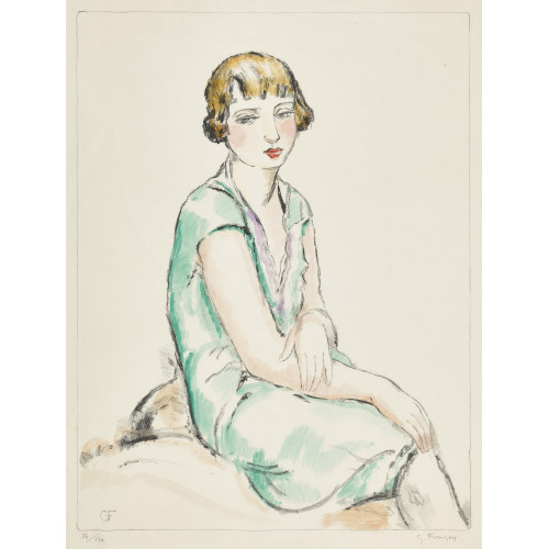 GUSTAVE (EIGTL. BARRAUD FRAN�OIS : Jeune femme (DOBIASCHOFSKY AUKTIONEN AG)