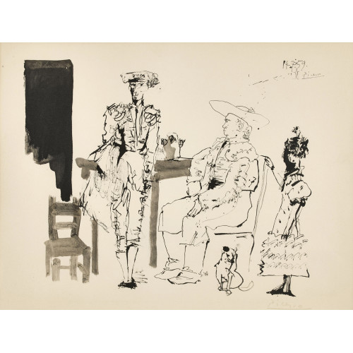 PABLO PICASSO : 'Piccador' (DOBIASCHOFSKY AUKTIONEN AG)