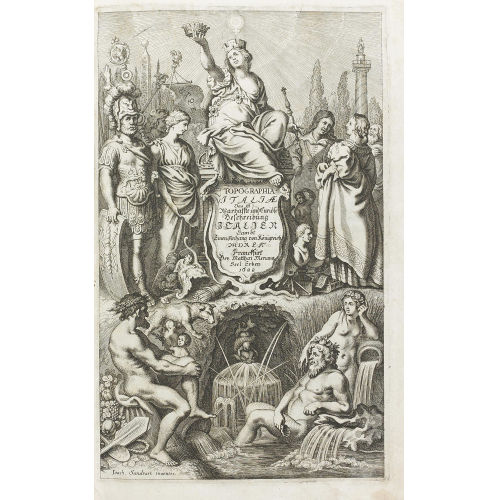 MATTH�US I MERIAN : 'Topographia Italiae,...' und 'Topographia Helvetiae,...' (DOBIASCHOFSKY AUKTIONEN AG)