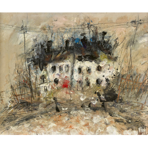 RUDOLF) RUOT (EIGTL. OTTISCHNIG : 'La maison des pauvres' (DOBIASCHOFSKY AUKTIONEN AG)