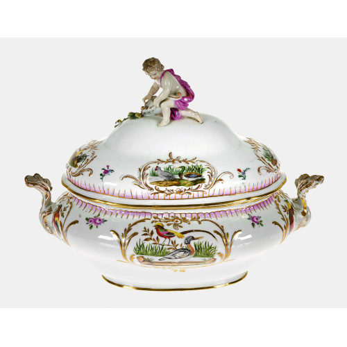 DECKELTERRINE : Meissen, 1850-1924 (K�nigliche Porzellan Manufaktur) (DOBIASCHOFSKY AUKTIONEN AG)