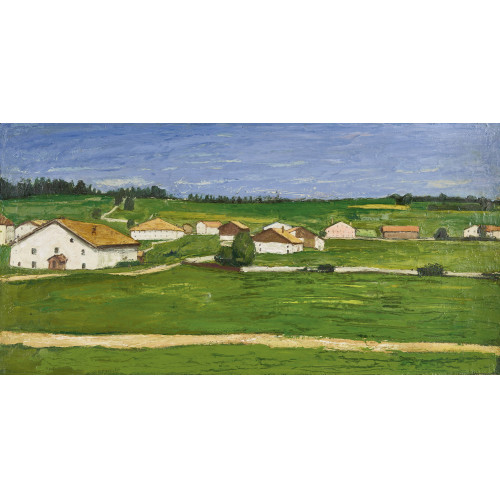 ALBERT SCHNYDER : 'In Muriaux (Freibergen)' (DOBIASCHOFSKY AUKTIONEN AG)