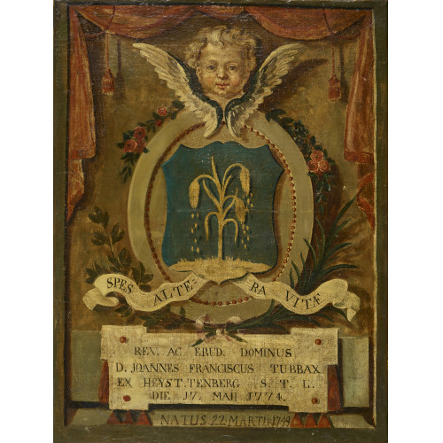 18. JH. DEUTSCHLAND : Gedenkbild f�r Johannes Franziskus Tubbax (DOBIASCHOFSKY AUKTIONEN AG)