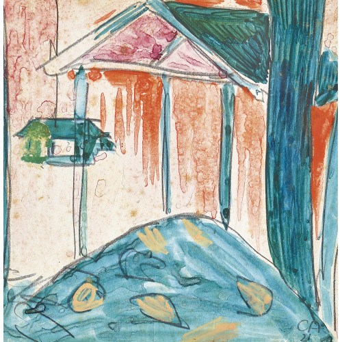 CUNO AMIET : Grosses Haus - kleines Haus (DOBIASCHOFSKY AUKTIONEN AG)