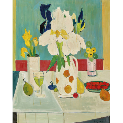 GEORGES BORGEAUD : 'Iris blanc' (DOBIASCHOFSKY AUKTIONEN AG)