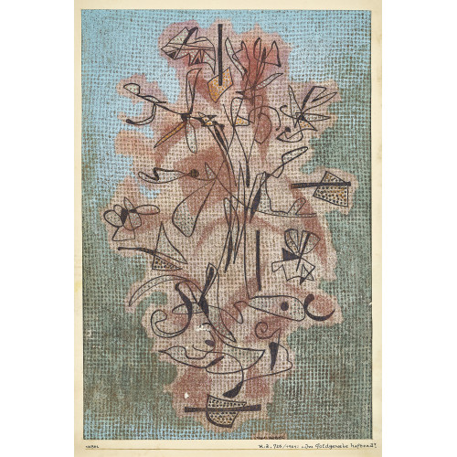 OTTO NEBEL : 'Im Goldgewebe haftend' (DOBIASCHOFSKY AUKTIONEN AG)