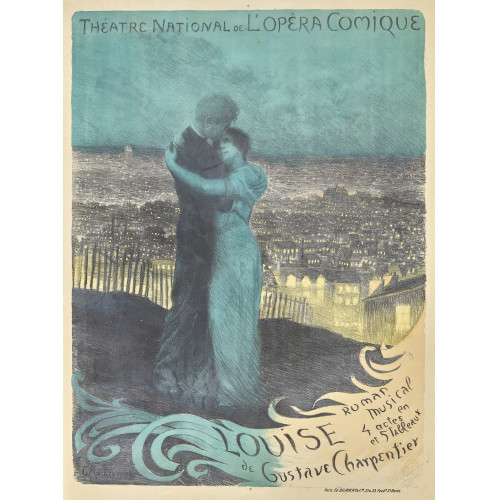 GEORGES-ANTOINE ROCHEGROSSE : 'Louise Th��tre National de l'Op�ra Comique' (DOBIASCHOFSKY AUKTIONEN AG)