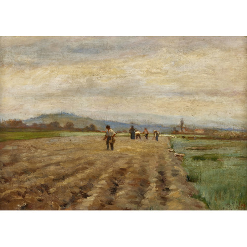 JEAN-DANIEL IHLY : Les semailles (DOBIASCHOFSKY AUKTIONEN AG)