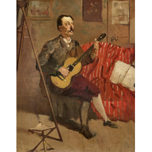 JEAN-DANIEL IHLY : Le guitariste (DOBIASCHOFSKY AUKTIONEN AG)