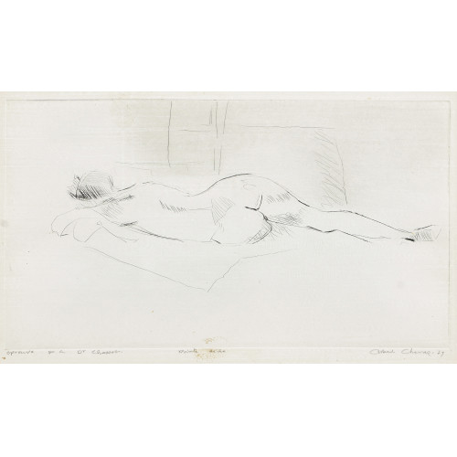ALBERT CHAVAZ : Liegende (DOBIASCHOFSKY AUKTIONEN AG)