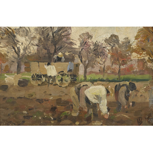 HANS BACHMANN : 'Gem�seernte' (DOBIASCHOFSKY AUKTIONEN AG)