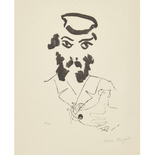 MARC CHAGALL : 'L'homme � la poule' (DOBIASCHOFSKY AUKTIONEN AG)