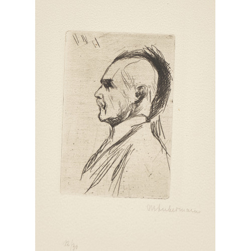 MAX LIEBERMANN : 'Portr�t Hoberg' (DOBIASCHOFSKY AUKTIONEN AG)