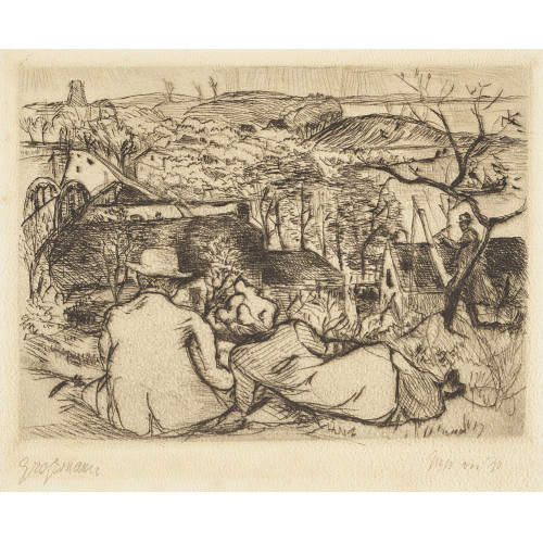 RUDOLF GROSSMANN : Der Ausblick (DOBIASCHOFSKY AUKTIONEN AG)