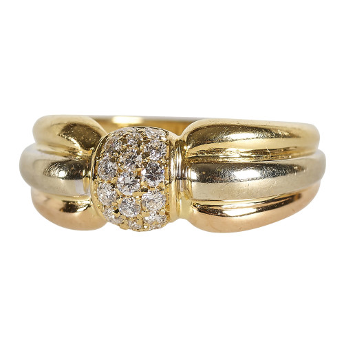 BRILLANT-RING : Cartier 'Trinity', Paris (DOBIASCHOFSKY AUKTIONEN AG)