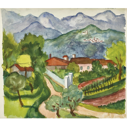 HERMANN HESSE : Tessiner Berglandschaft (DOBIASCHOFSKY AUKTIONEN AG)