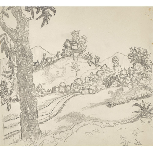 HERMANN HESSE : Tessiner Landschaft (DOBIASCHOFSKY AUKTIONEN AG)