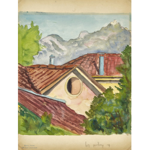 HERMANN HESSE : Hausd�cher von Montagnola (DOBIASCHOFSKY AUKTIONEN AG)